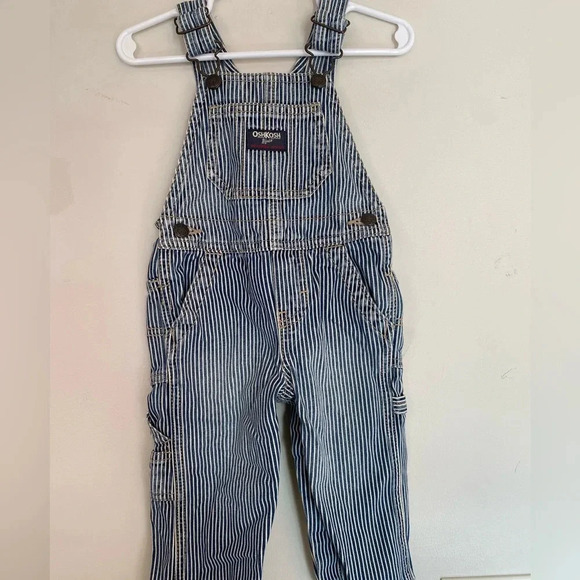 Oshkosh B’Gosh Denim Overalls - 12 months - Picture 1 of 7